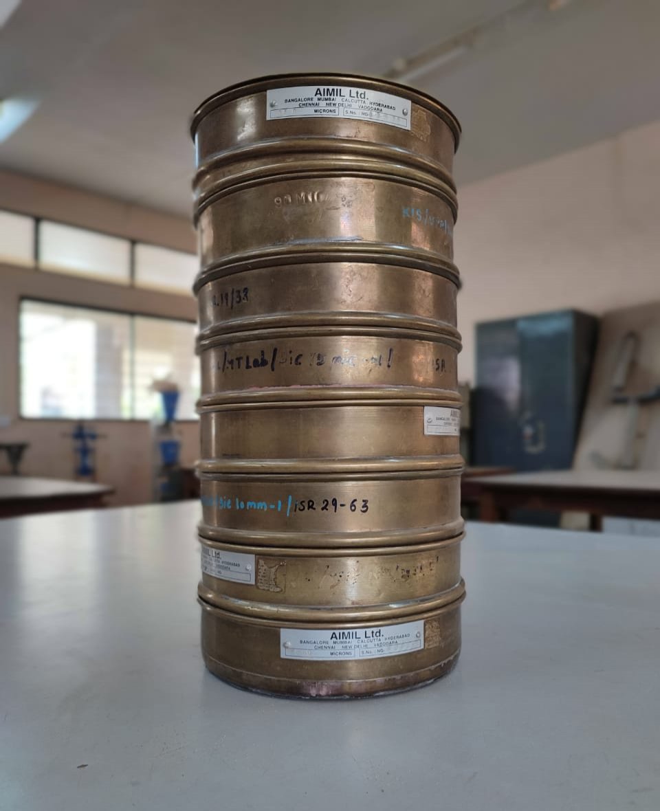 Sieve Analysis of Aggregate Stockpiles and Proportioning